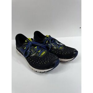 Brooks Glycerin Running Shoes Men's Size 8.5 Black Blue Yellow